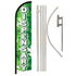 Dispensary (Green) Windless Banner Flag & Pole Kit - Flags Importer