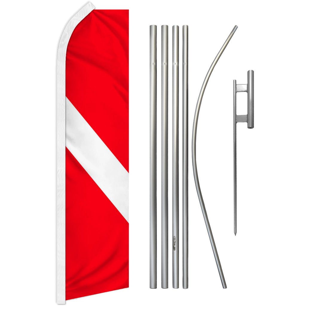 Diver Super Flag & Pole Kit - Flags Importer