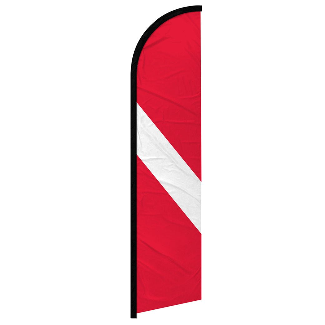 Diver Windless Banner Flag - Flags Importer