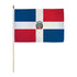 Dominican Republic 12x18in Stick Flag - Flags Importer