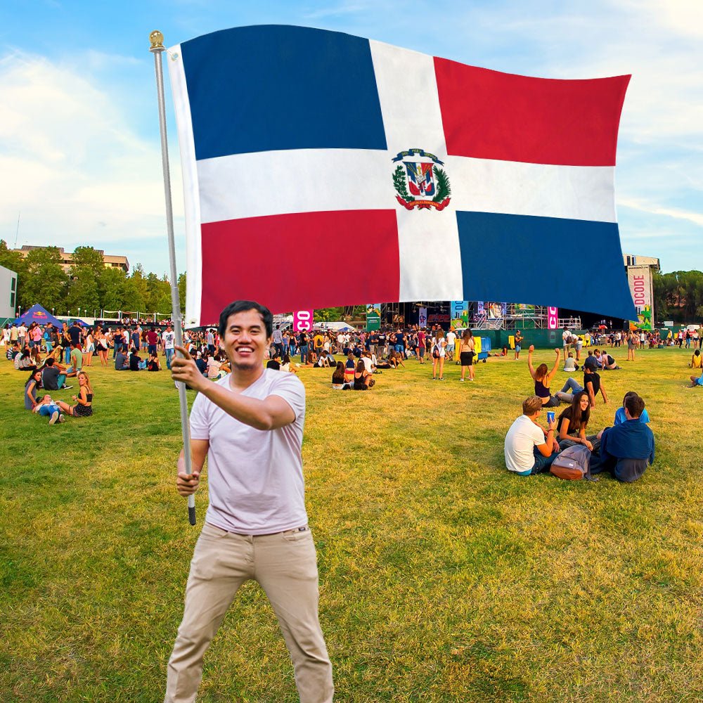 Dominican Republic Flag 3x5ft Poly - Flags Importer