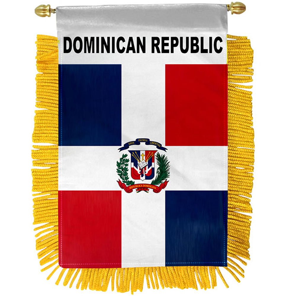 Dominican Republic Mini Banner - Flags Importer