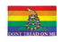 Don't Tread on Me Gadsden (Rainbow) Flag 3x5ft Poly - Flags Importer