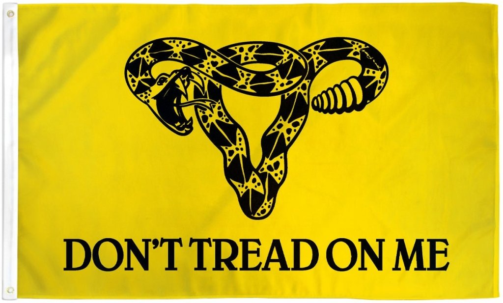 Don't Tread on Me Gadsden (Women's Rights) Flag 3x5ft Poly - Flags Importer