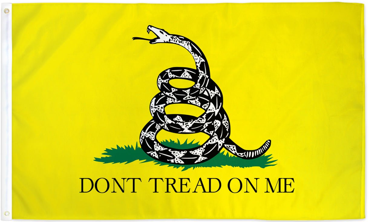 Don't Tread on Me Gadsden (Yellow) Flag 4x6ft Poly - Flags Importer