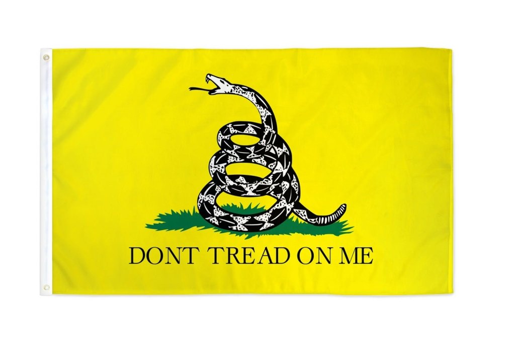 Don't Tread on Me Gadsden (Yellow) Flag 4x6ft Poly - Flags Importer