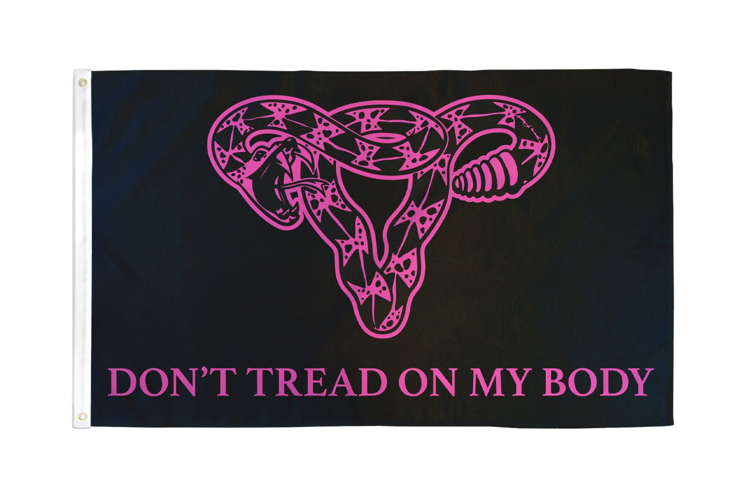 Don't Tread on My Body (Gadsden) Flag 3x5ft Poly - Flags Importer