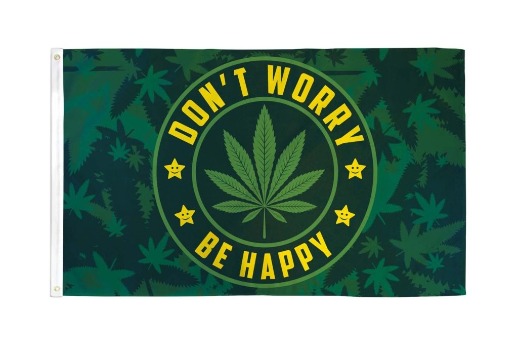 Don't Worry (MJ) Flag 3x5ft Poly - Flags Importer