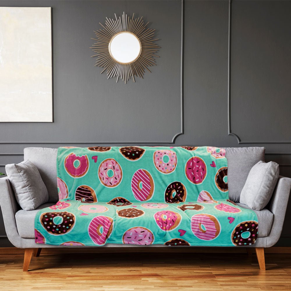 Donut Daydreams Soft Plush 50x60in Blanket - Flags Importer