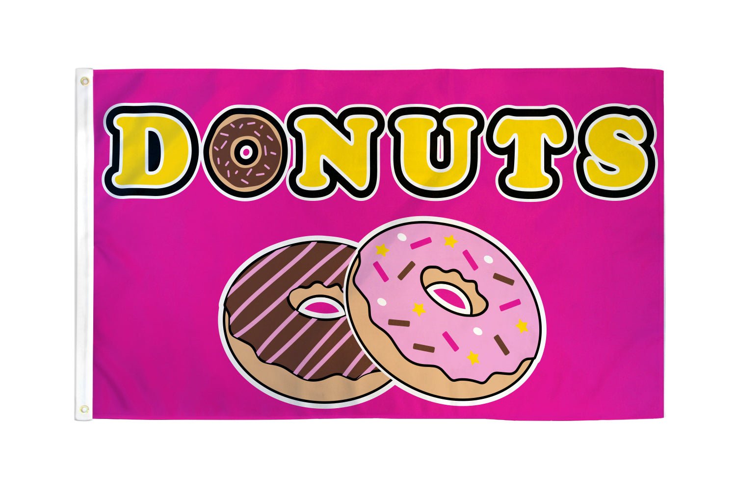 Donuts Flag 3x5ft Poly - Flags Importer