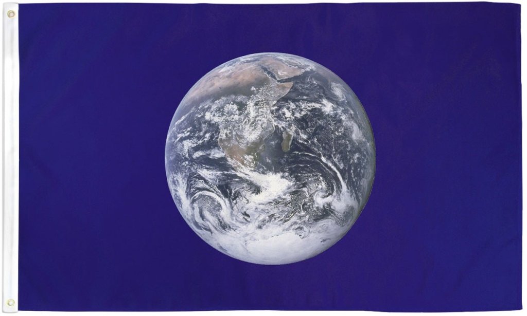 Earth Flag 3x5ft Poly - Flags Importer