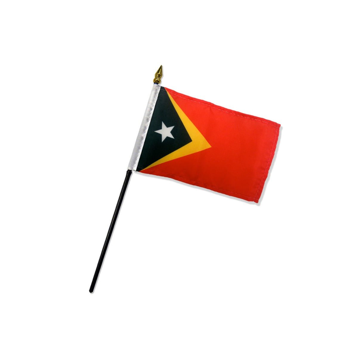 East Timor (Timor - Leste) 4x6in Stick Flag - Flags Importer