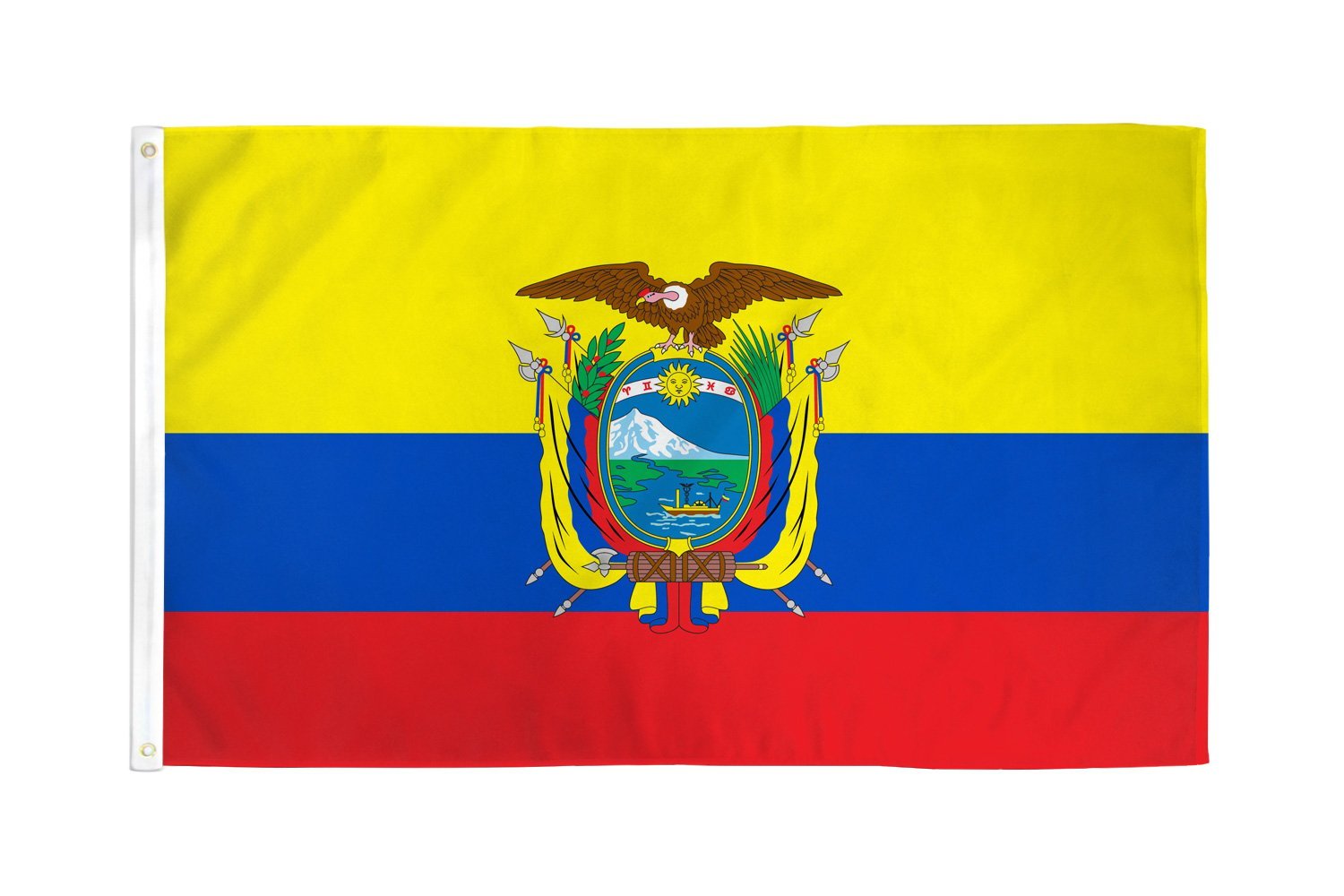 Ecuador Flag 2x3ft Poly - Flags Importer