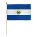 El Salvador 12x18in Stick Flag - Flags Importer