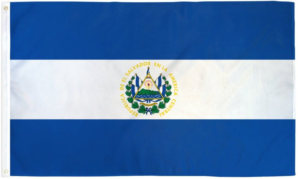 El Salvador 3x5ft DuraFlag - Flags Importer