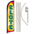 Elote Windless Banner Flag & Pole Kit - Flags Importer