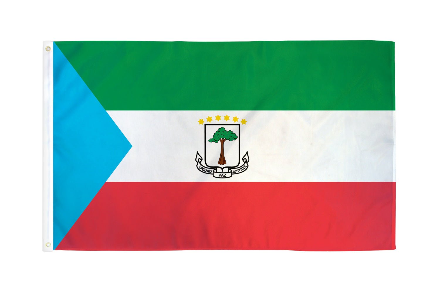 Equatorial Guinea Flag 2x3ft Poly - Flags Importer