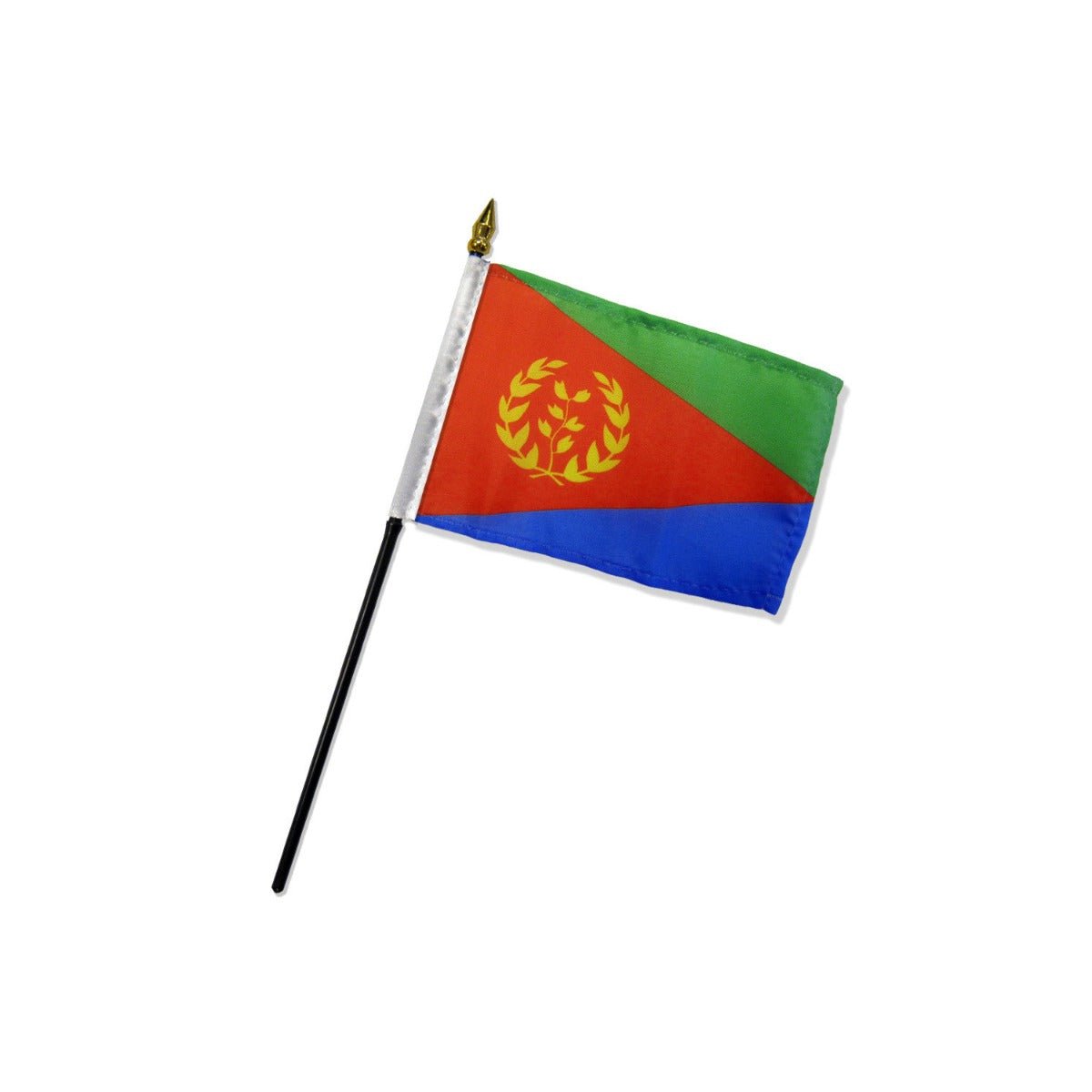 Eritrea 4x6in Stick Flag - Flags Importer