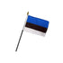 Estonia 4x6in Stick Flag - Flags Importer