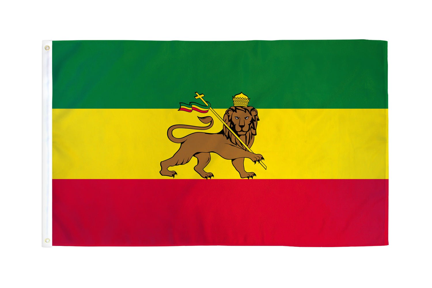 Ethiopia (Lion) Flag 3x5ft Poly - Flags Importer