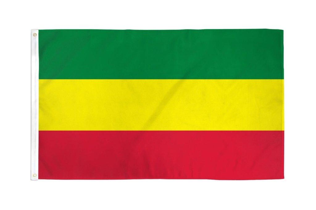 Ethiopia (Plain) Flag 2x3ft Poly - Flags Importer