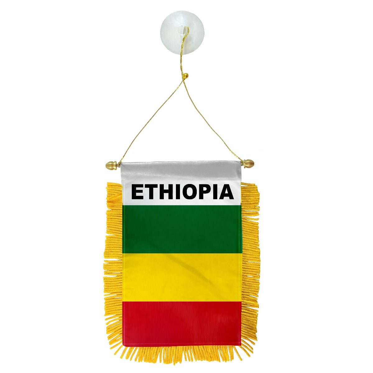 Ethiopia (Plain) Mini Banner - Flags Importer