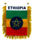 Ethiopia (Star) Mini Banner - Flags Importer