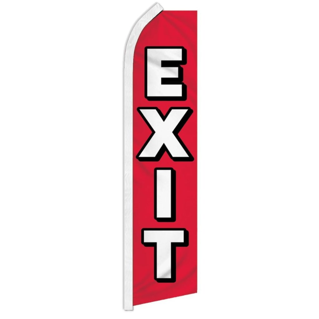 Exit (Red) Super Flag - Flags Importer