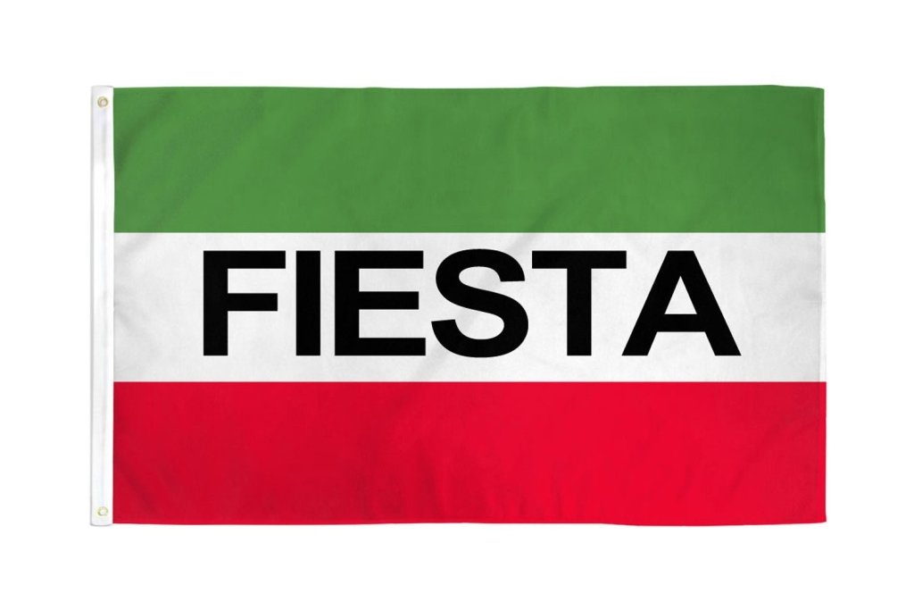 Fiesta Flag 3x5ft Poly - Flags Importer