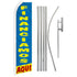 Financiamos Aqui Super Flag & Pole Kit - Flags Importer