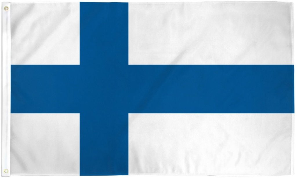 Finland Flag 2x3ft Poly - Flags Importer