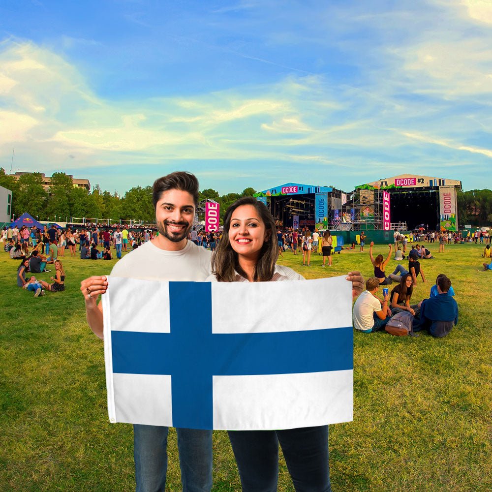 Finland Flag 2x3ft Poly - Flags Importer