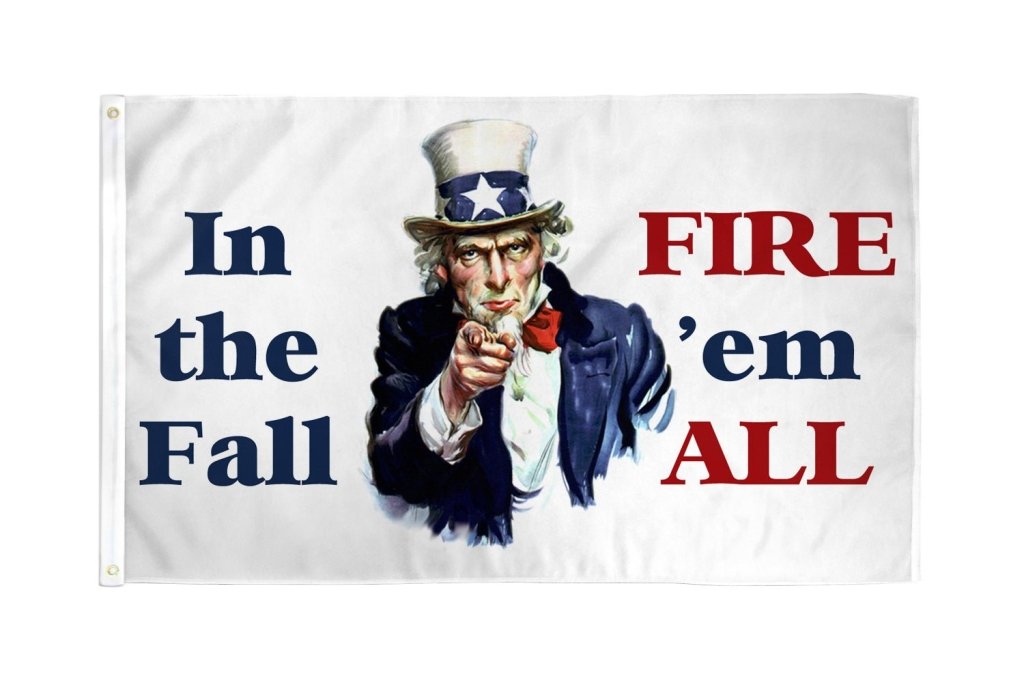 Fire Em All Flag 3x5ft Poly - Flags Importer