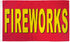 Fireworks (Red) Flag 3x5ft Poly - Flags Importer