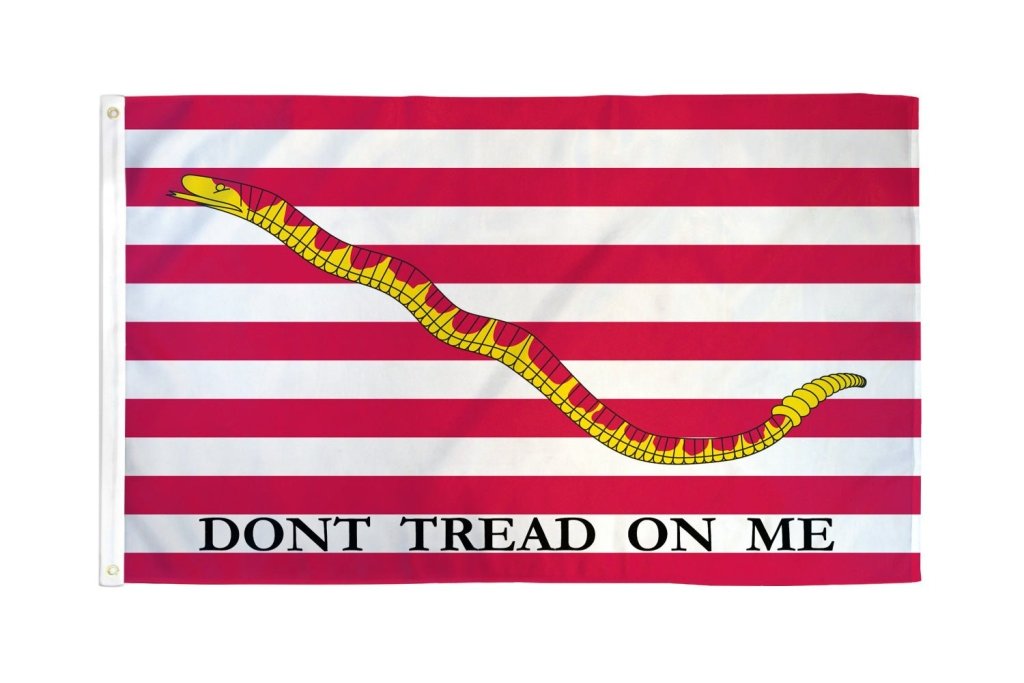 First Navy Jack Flag 3x5ft Poly - Flags Importer