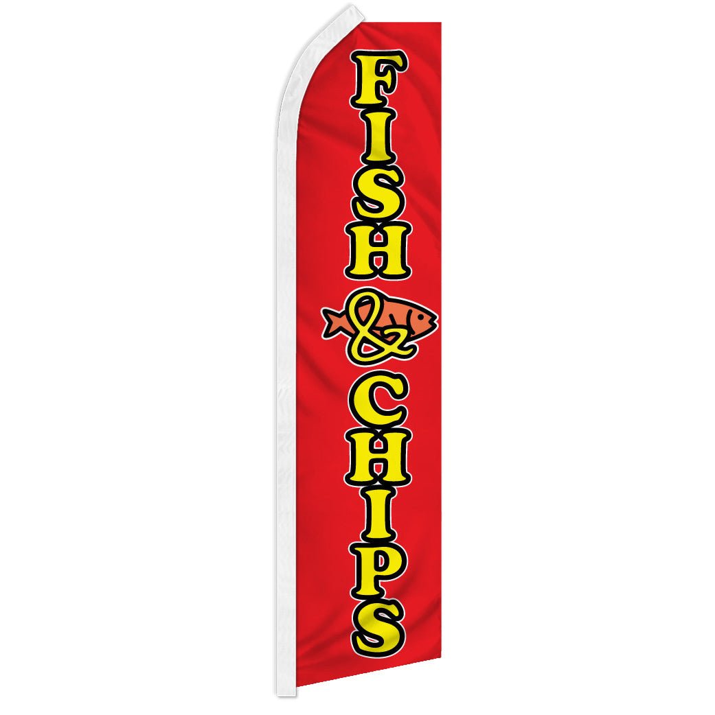 Fish & Chips Super Flag - Flags Importer