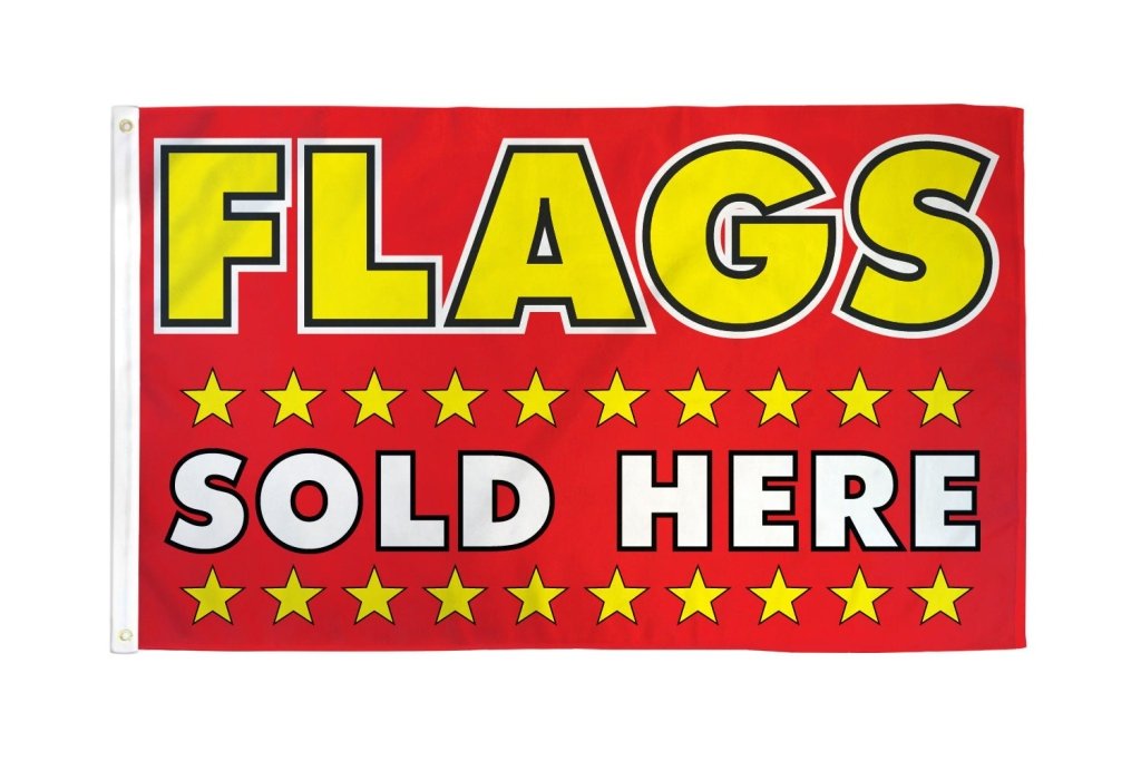 Flags Sold Here Flag 3x5ft Poly - Flags Importer