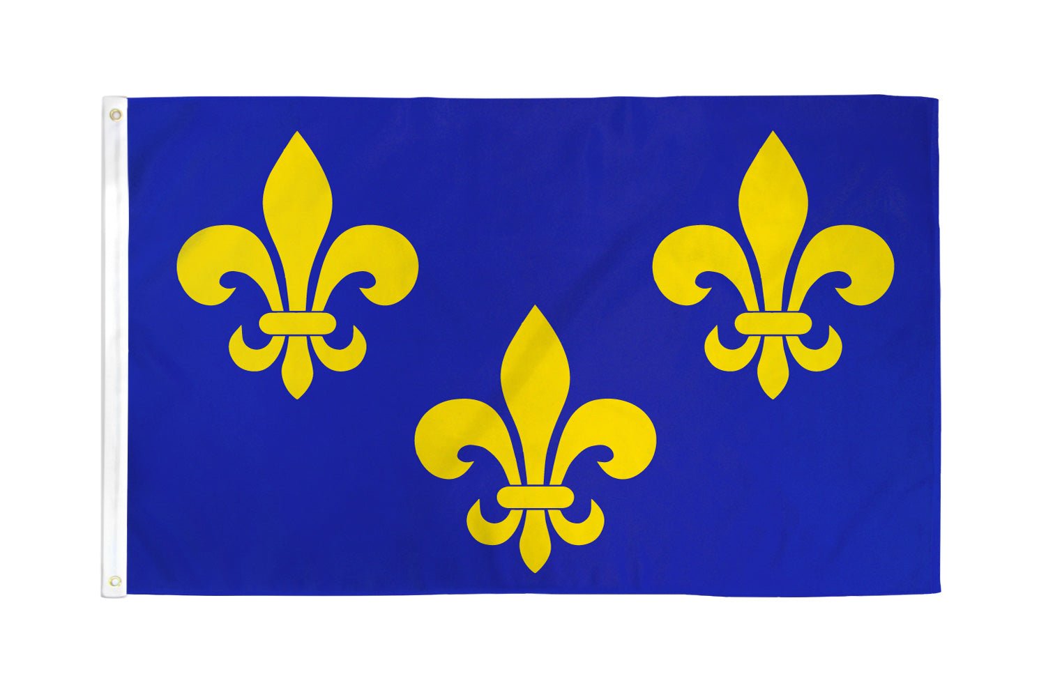 Fleur De Lis (Blue 3) Flag 3x5ft Poly - Flags Importer