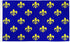 Fleur De Lis (Blue Multi) Flag 3x5ft Poly - Flags Importer