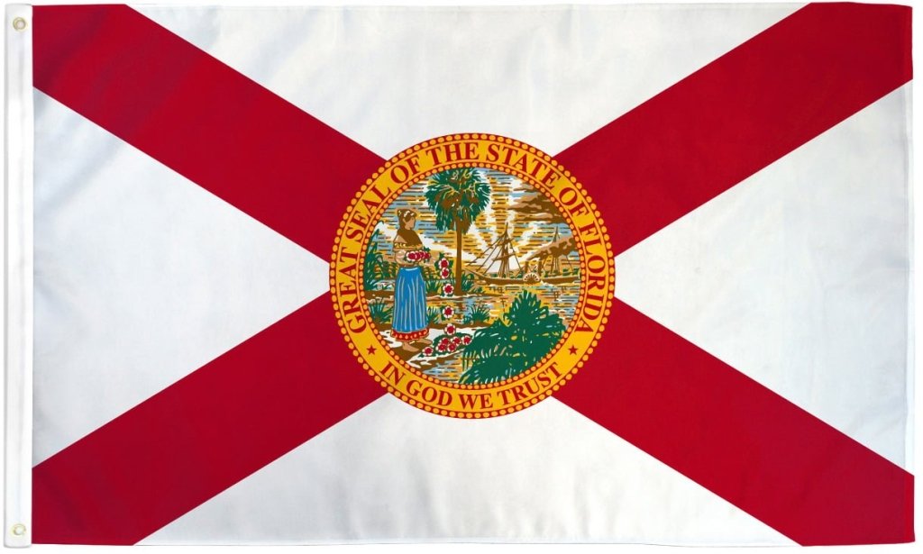 Florida Flag 2x3ft Poly - Flags Importer