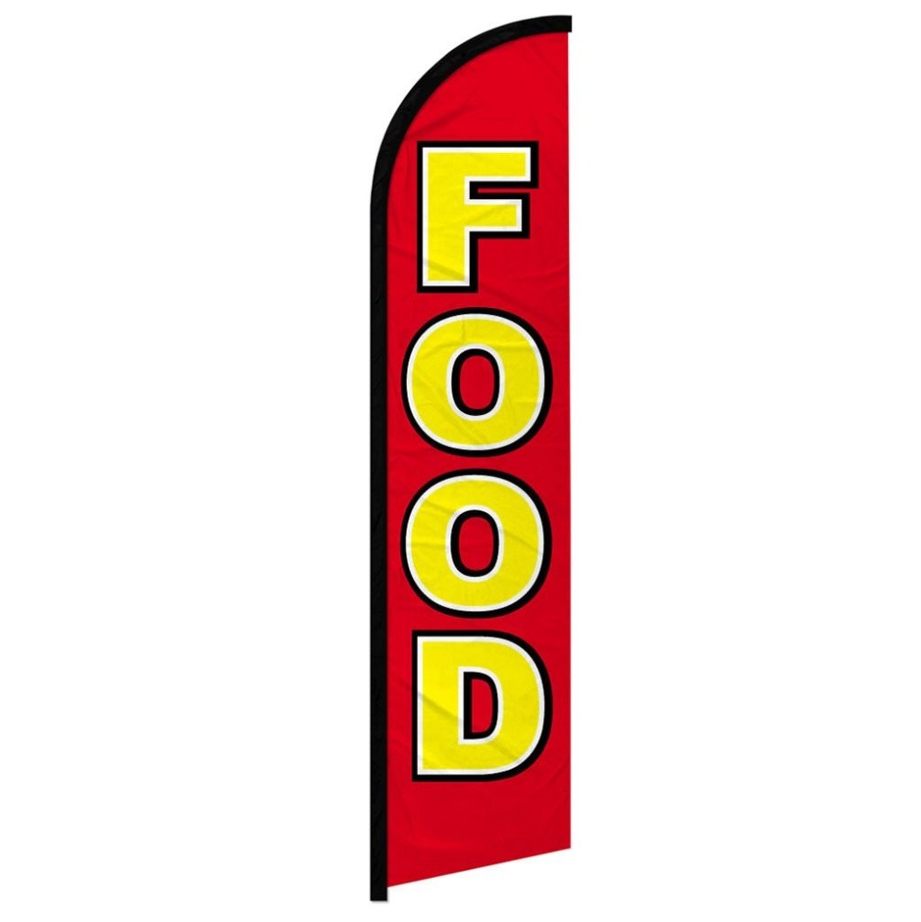 Food Windless Banner Flag - Flags Importer