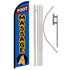 Foot Massage Windless Banner Flag & Pole Kit - Flags Importer