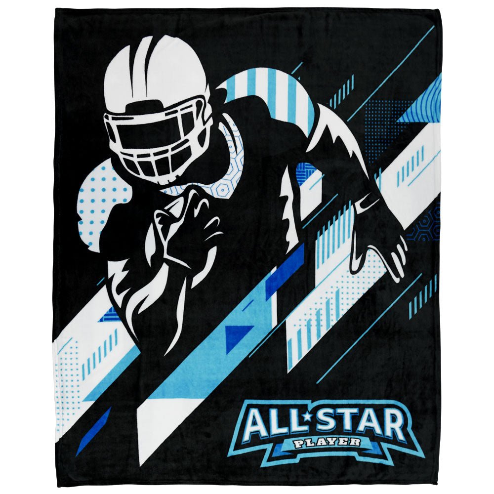 Football All Star Soft Plush 50x60in Blanket - Flags Importer