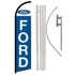 Ford Windless Banner Flag & Pole Kit - Flags Importer