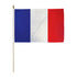 France 12x18in Stick Flag - Flags Importer