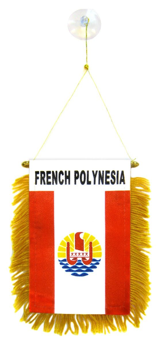 French Polynesian Mini Banner - Flags Importer