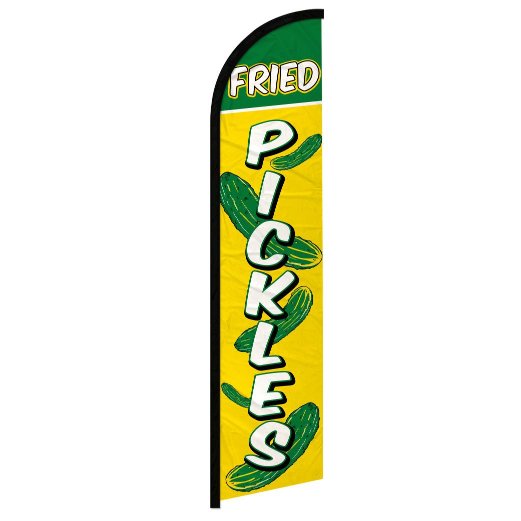 Fried Pickles Windless Banner Flag - Flags Importer