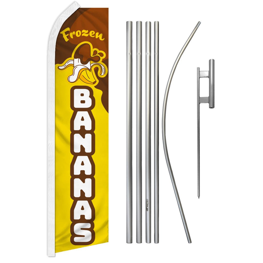 Frozen Bananas Super Flag & Pole Kit - Flags Importer