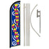 Funnel Cakes Windless Banner Flag & Pole Kit - Flags Importer