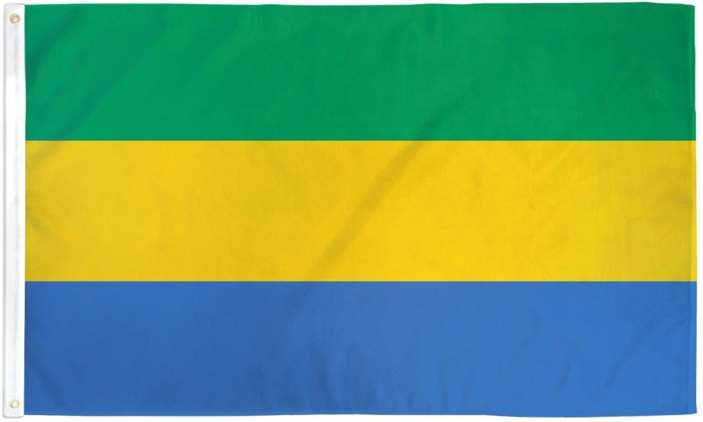 Gabon Flag 3x5ft Poly - Flags Importer